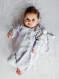 Load image into Gallery viewer, Muslin Sleeping Lovey - Lavender Stars