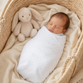 Load image into Gallery viewer, Organic Egyptian Cotton Receiving Blanket – Blue Heart Print