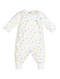 Load image into Gallery viewer, Side Snap Kimono - Blue Dots