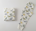 Load image into Gallery viewer, Organic Cotton Toddler Long Johns – Dino Print
