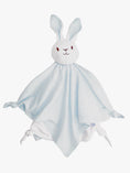 Load image into Gallery viewer, Lovey Bunny Blanket Friend - Pale Blue Stripe