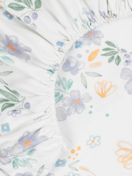 Bassinet Sheet - Modern Daisy