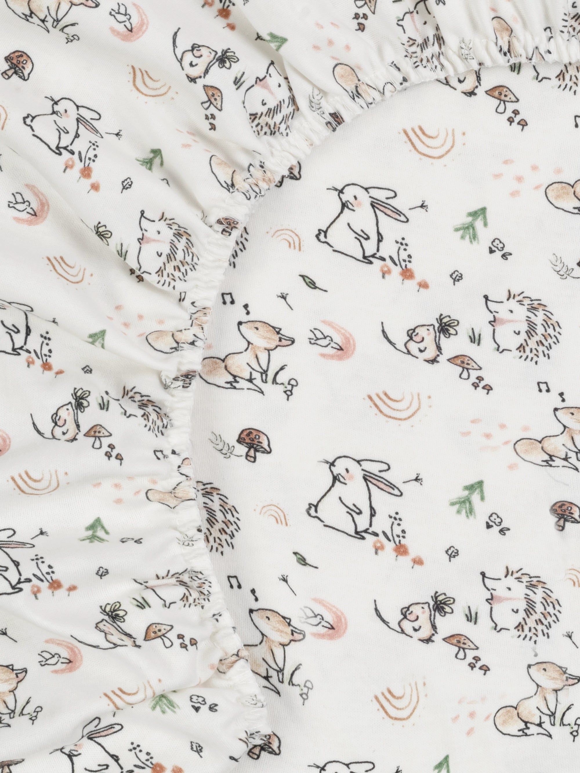 Bassinet Sheet - Woodland Babies