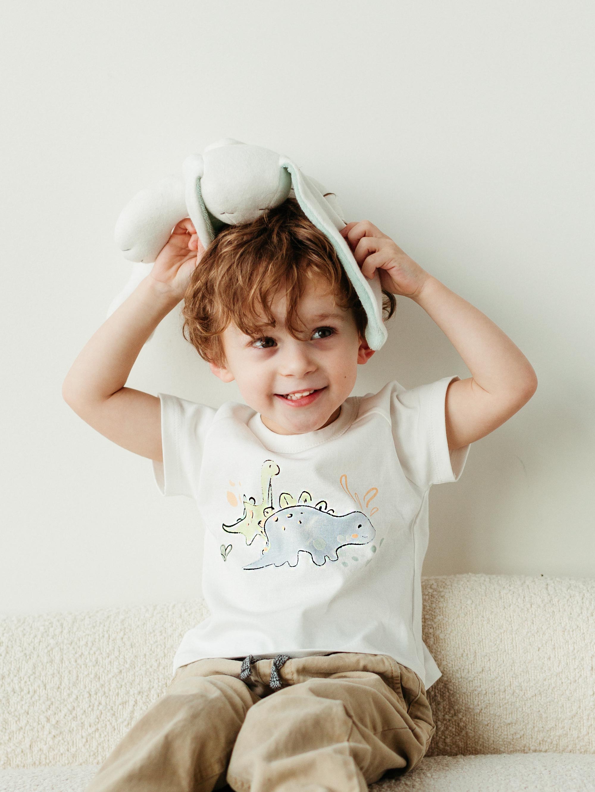 T-shirt - Boys - Dino Screenprint