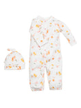 Load image into Gallery viewer, Convertible Romper & Beanie Set - Cherry Picking
