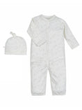Load image into Gallery viewer, Convertible Romper & Beanie Set - Stork
