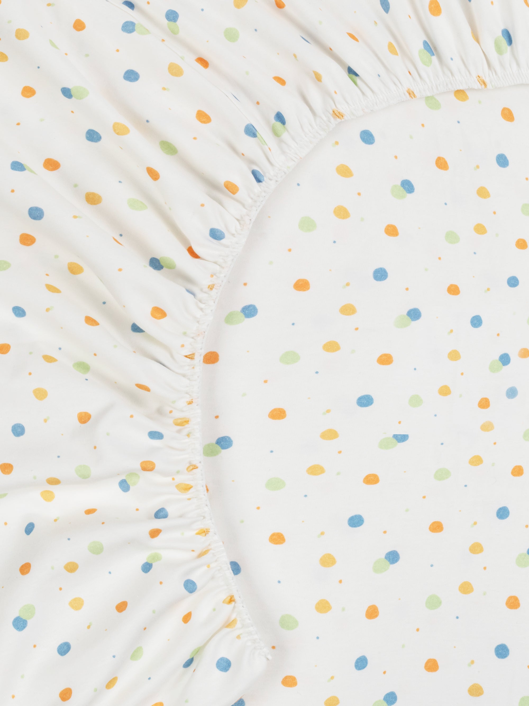 Crib Sheet - Blue Dots