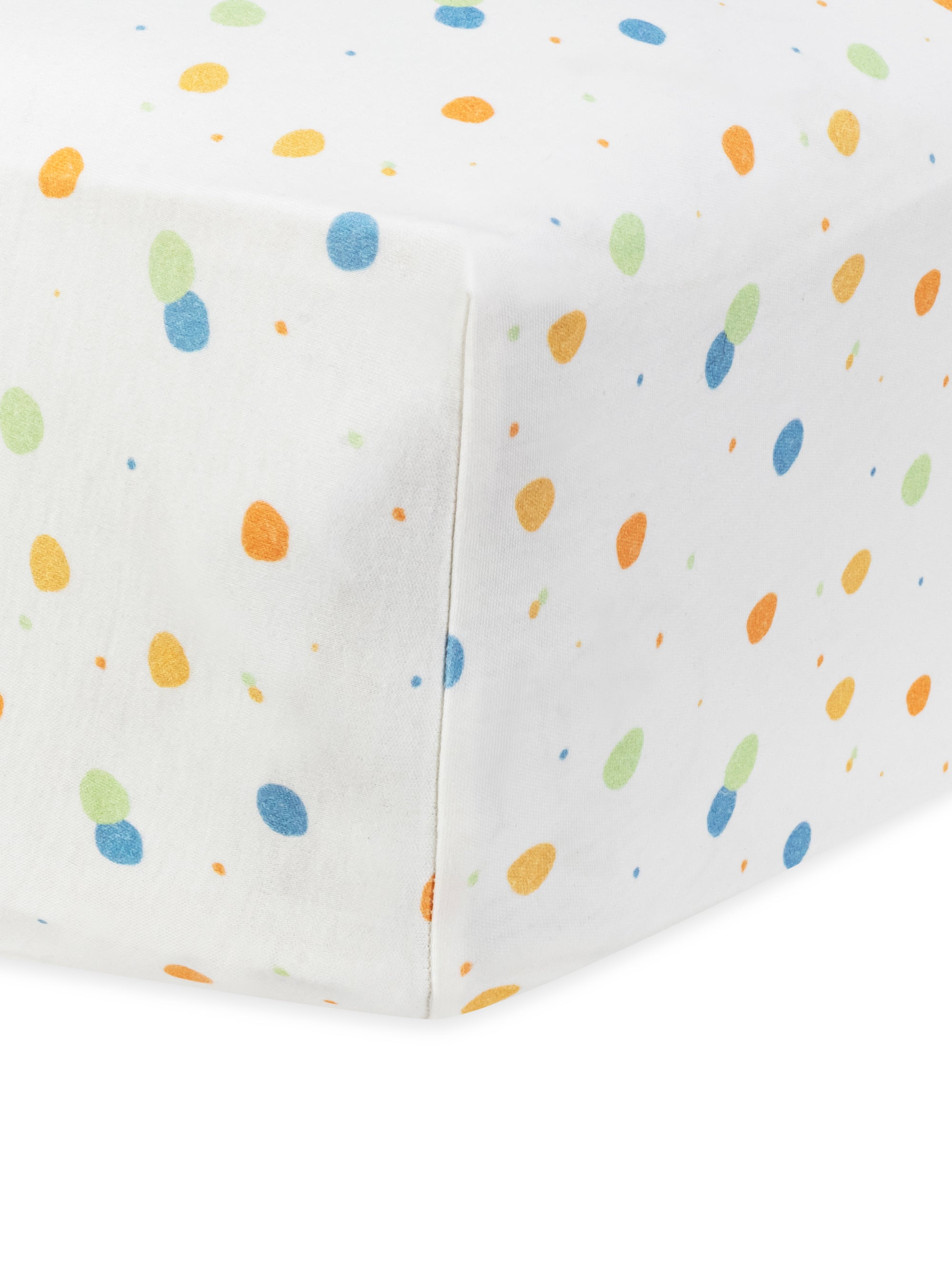 Crib Sheet - Blue Dots