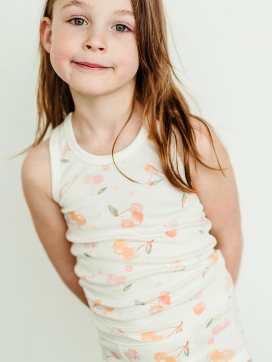 Girl's Undershirt/Tank Top - Cherry Picking