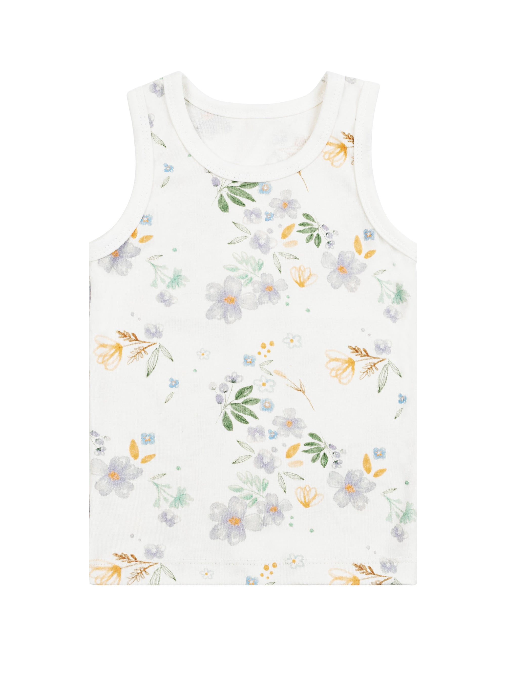 Girl's Undershirt/Tank Top - Modern Daisy
