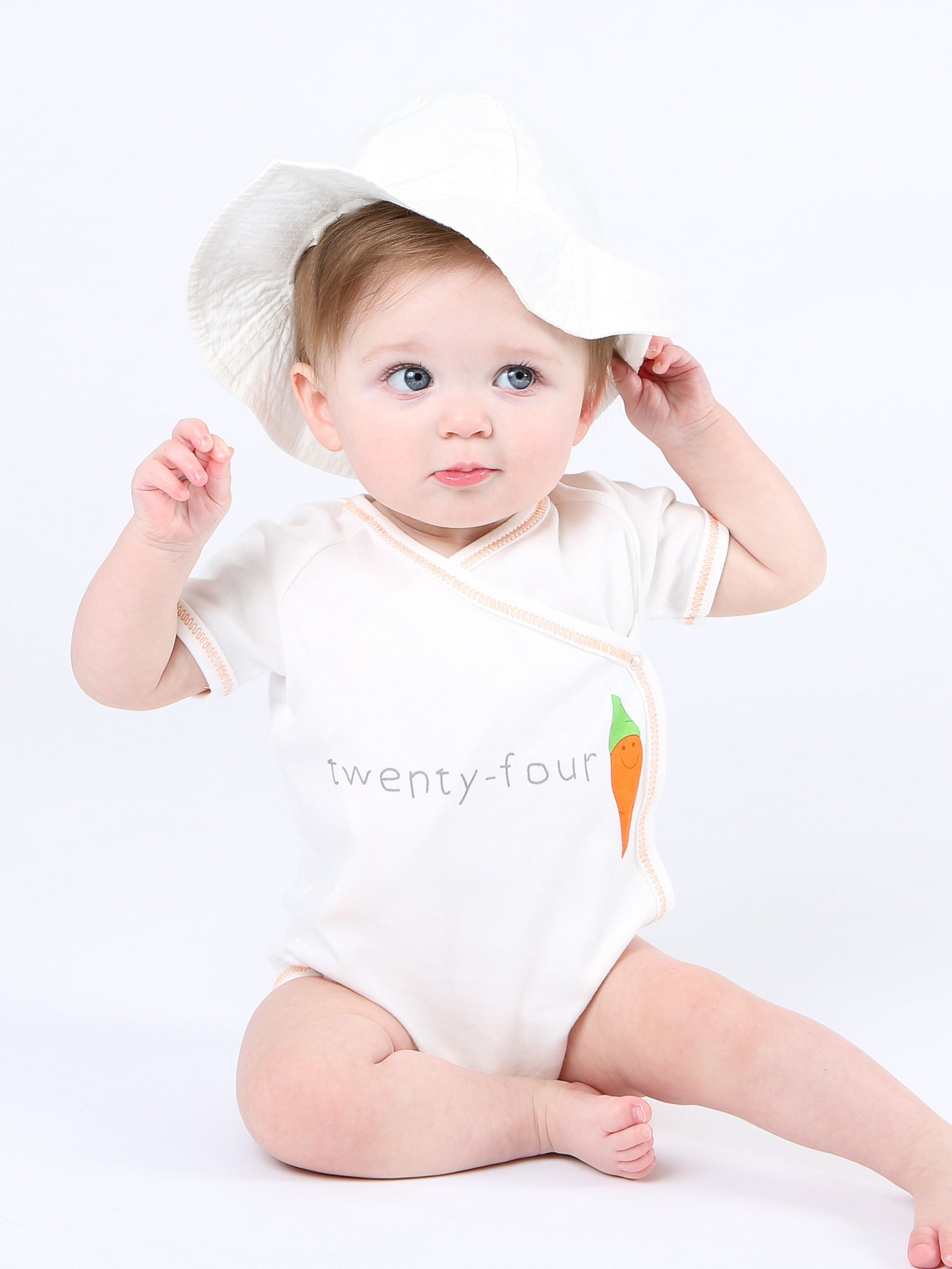 Muslin - Sunhat - Organic White