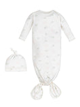 Load image into Gallery viewer, Knotted Gown & Beanie Set - Rainbow
