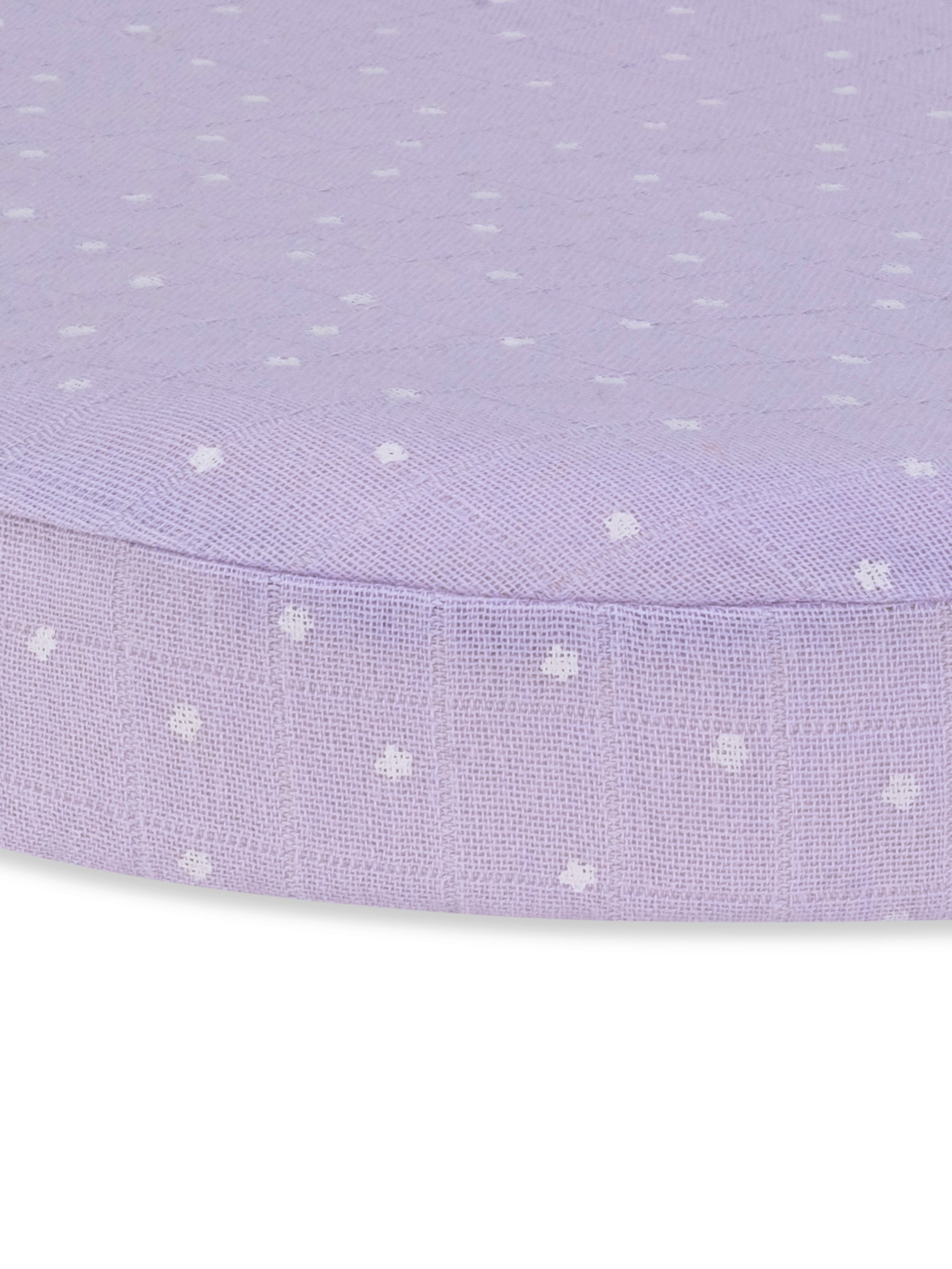 Muslin - Bassinet Sheet - Lavender Stars
