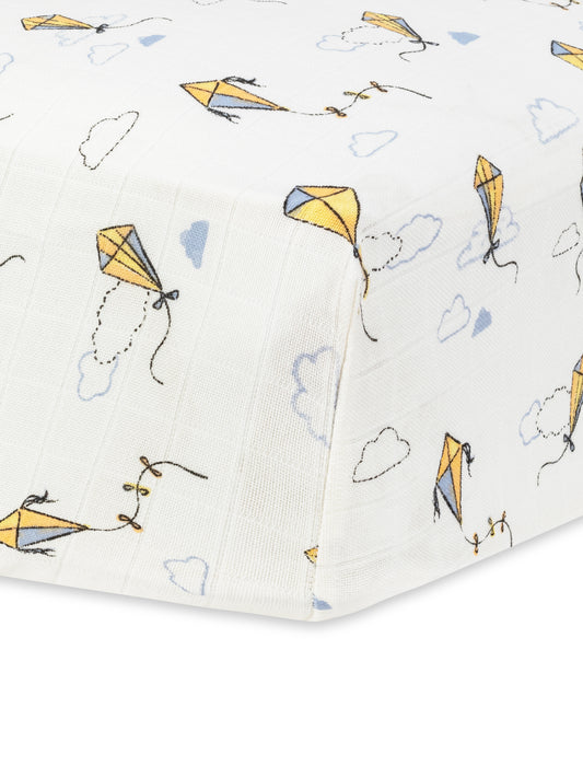 Muslin - Crib Sheet - Kites