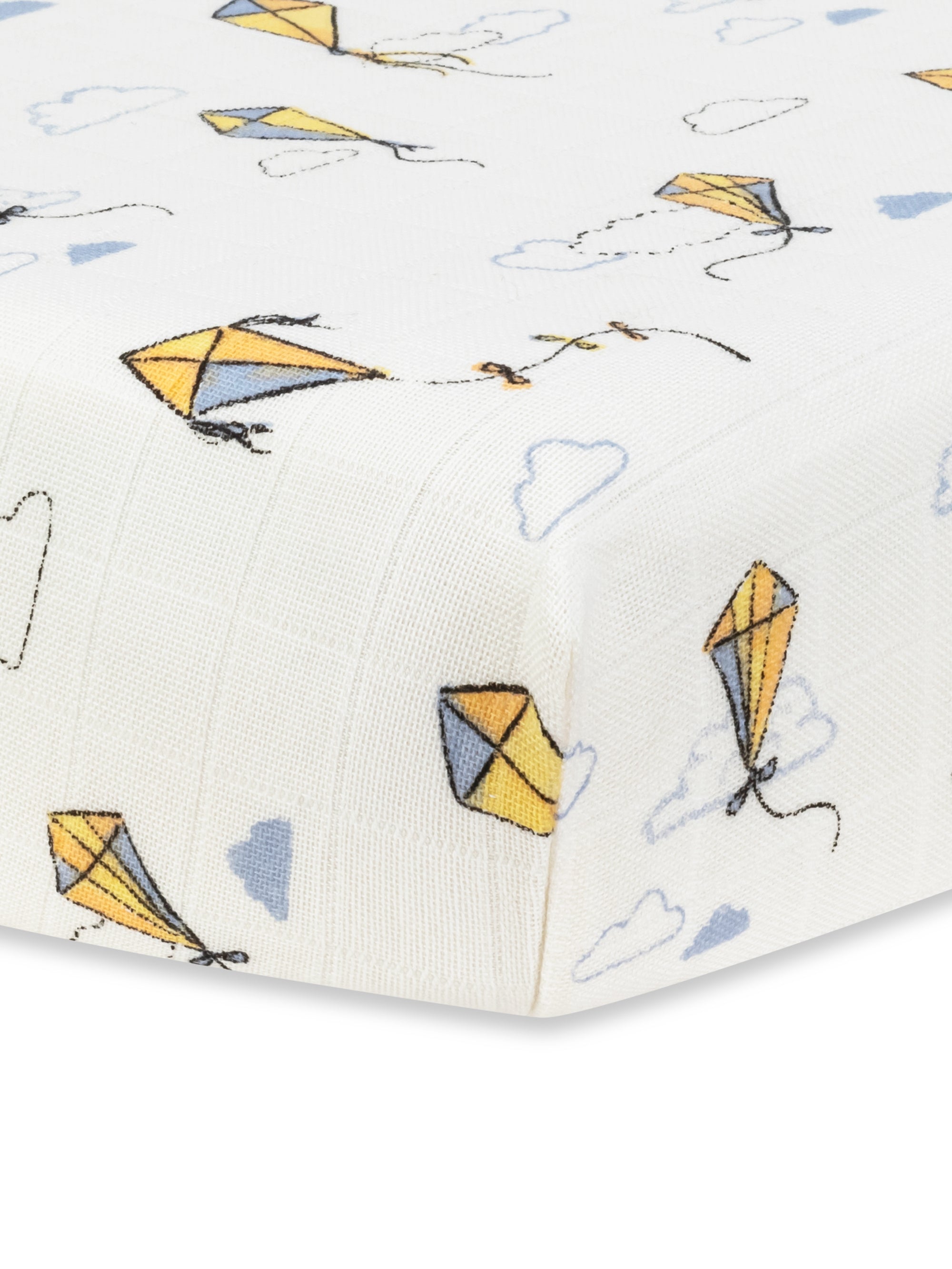 Muslin Playpen/Playard Sheet - Kites