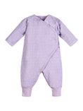 Load image into Gallery viewer, Muslin Side Snap Kimono - Lavender Stars
