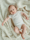 Load image into Gallery viewer, Onesie/Bodysuit - Flutter Sleeves - Shadow Floral
