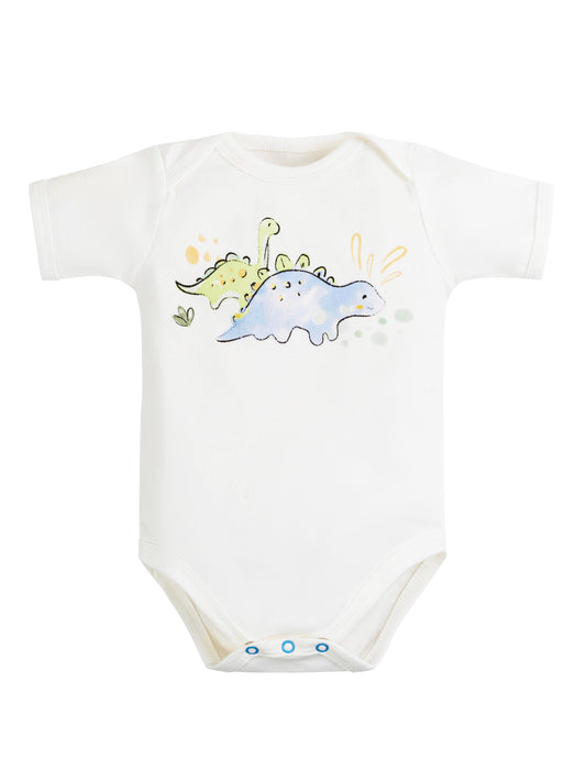 Onesie/Bodysuit - Short Sleeve - Dino Screenprint