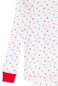 Load image into Gallery viewer, Organic Cotton Toddler Long Johns – Red Hearts
