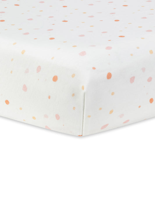 Playpen/Playard Sheet - Pink Dots