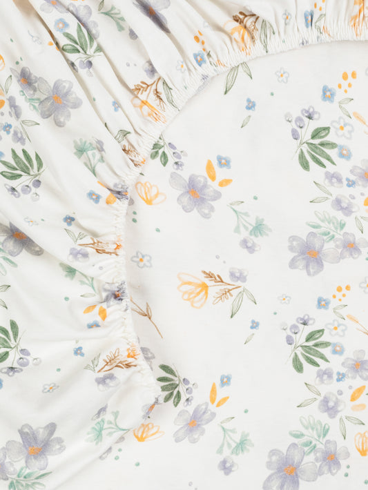 Playpen/Playard Sheet - Modern Daisy