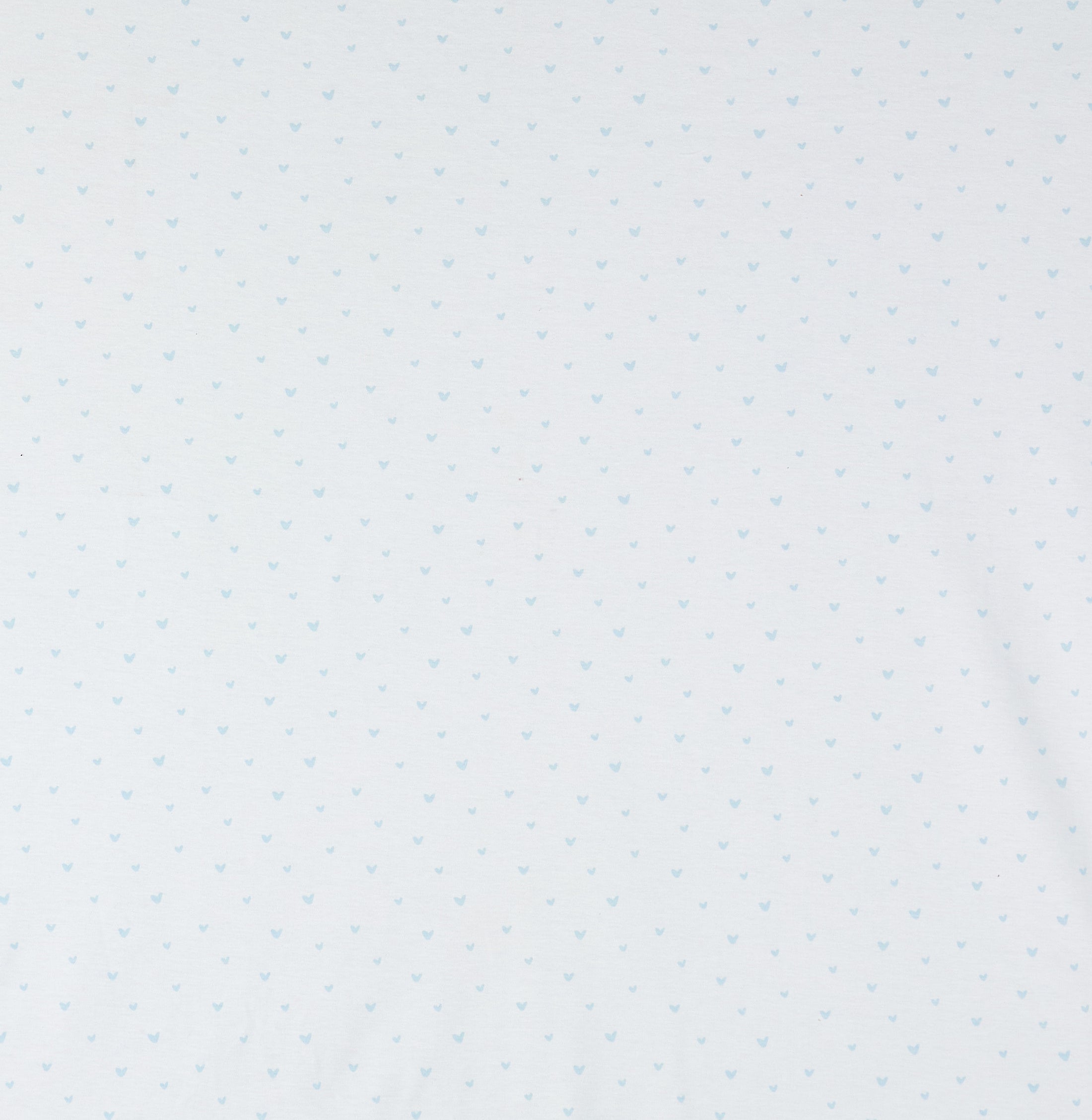 Organic Egyptian Cotton Receiving Blanket – Blue Heart Print