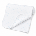 Load image into Gallery viewer, Organic Egyptian Cotton Receiving Blanket – Blue Heart Print
