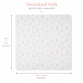 Load image into Gallery viewer, Organic Egyptian Cotton Receiving Blanket – Dreamland Girls Print
