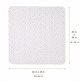 Load image into Gallery viewer, Organic Egyptian Cotton Receiving Blanket – Red Hearts Print
