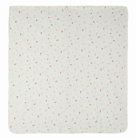 Organic Egyptian Cotton Receiving Blanket – Toy Shop Print