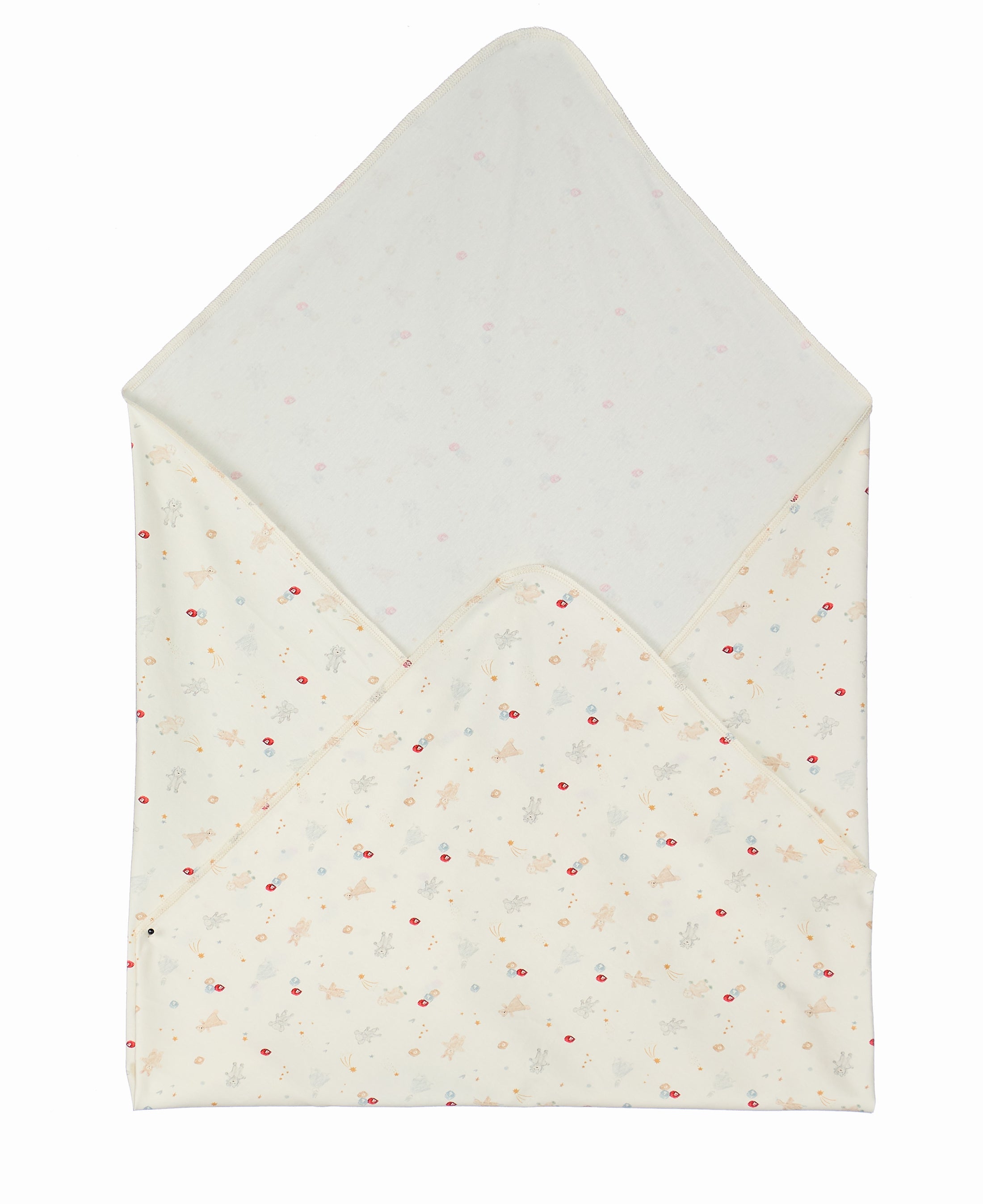 Organic Egyptian Cotton Receiving Blanket – Toy Shop Print