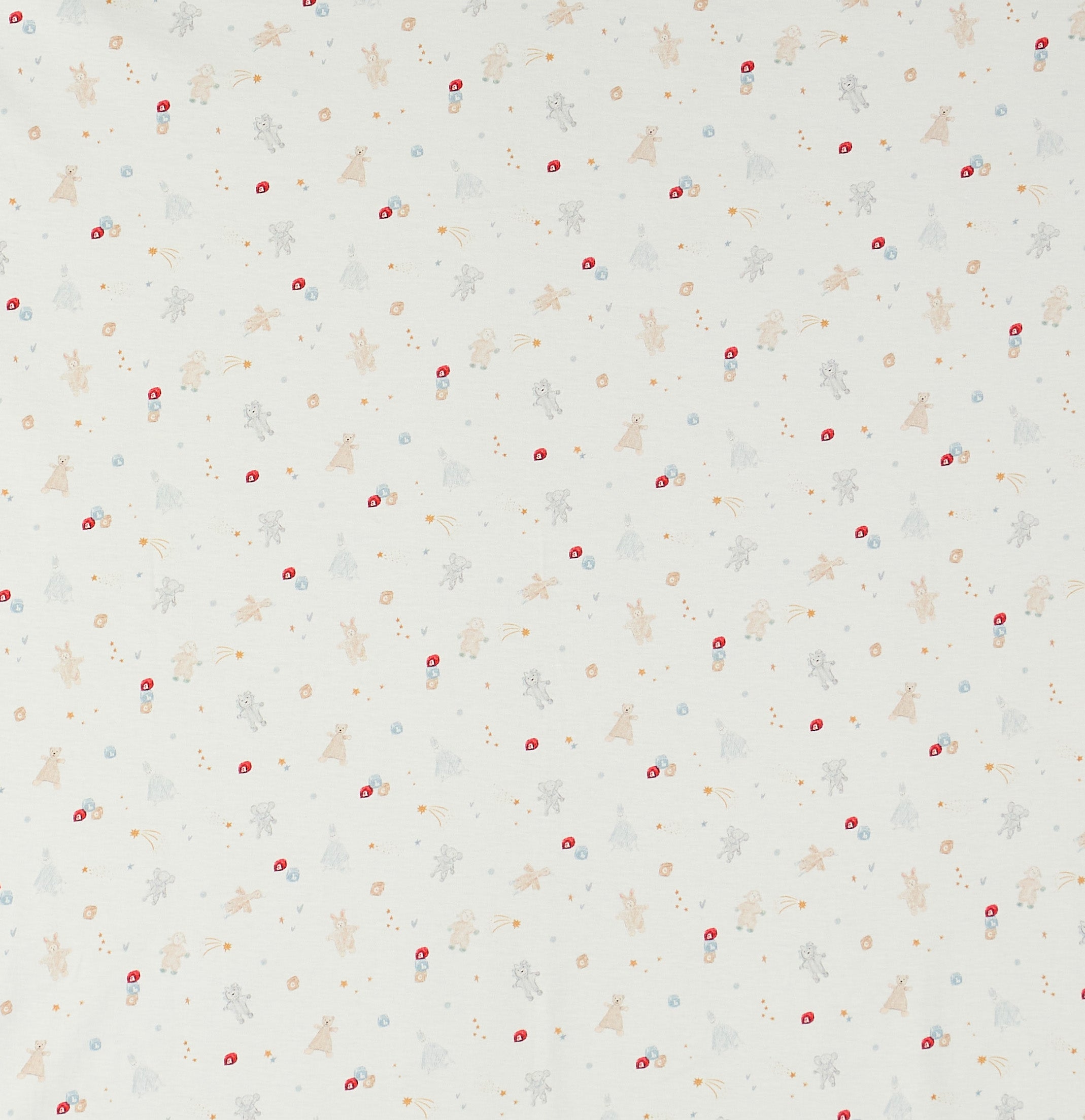 Organic Egyptian Cotton Receiving Blanket – Toy Shop Print