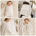 Load image into Gallery viewer, Organic Egyptian Cotton Receiving Blanket – Toy Shop Print
