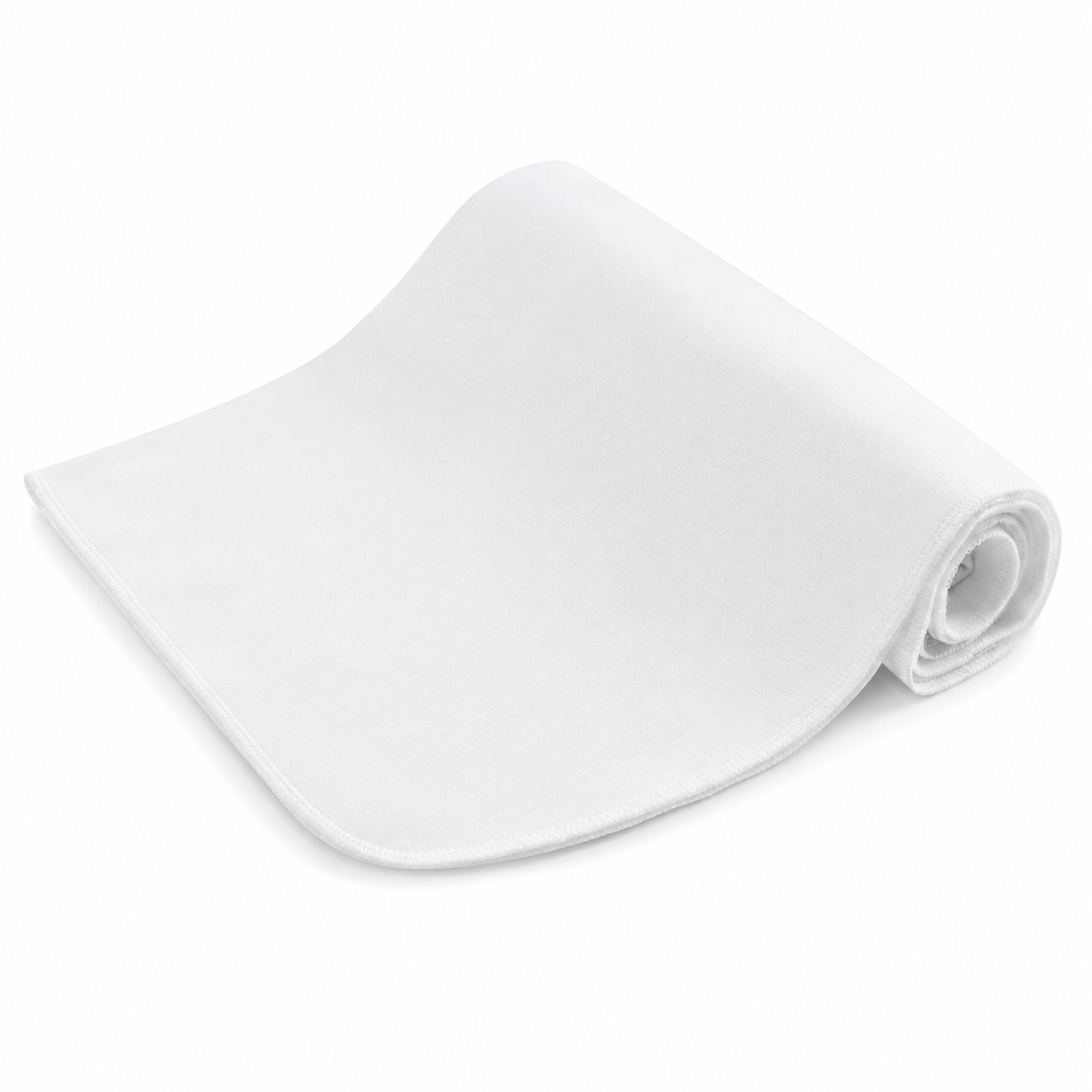 Organic Egyptian Cotton Receiving Blanket – White