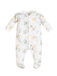 Load image into Gallery viewer, Snap Front Footie - Modern Daisy
