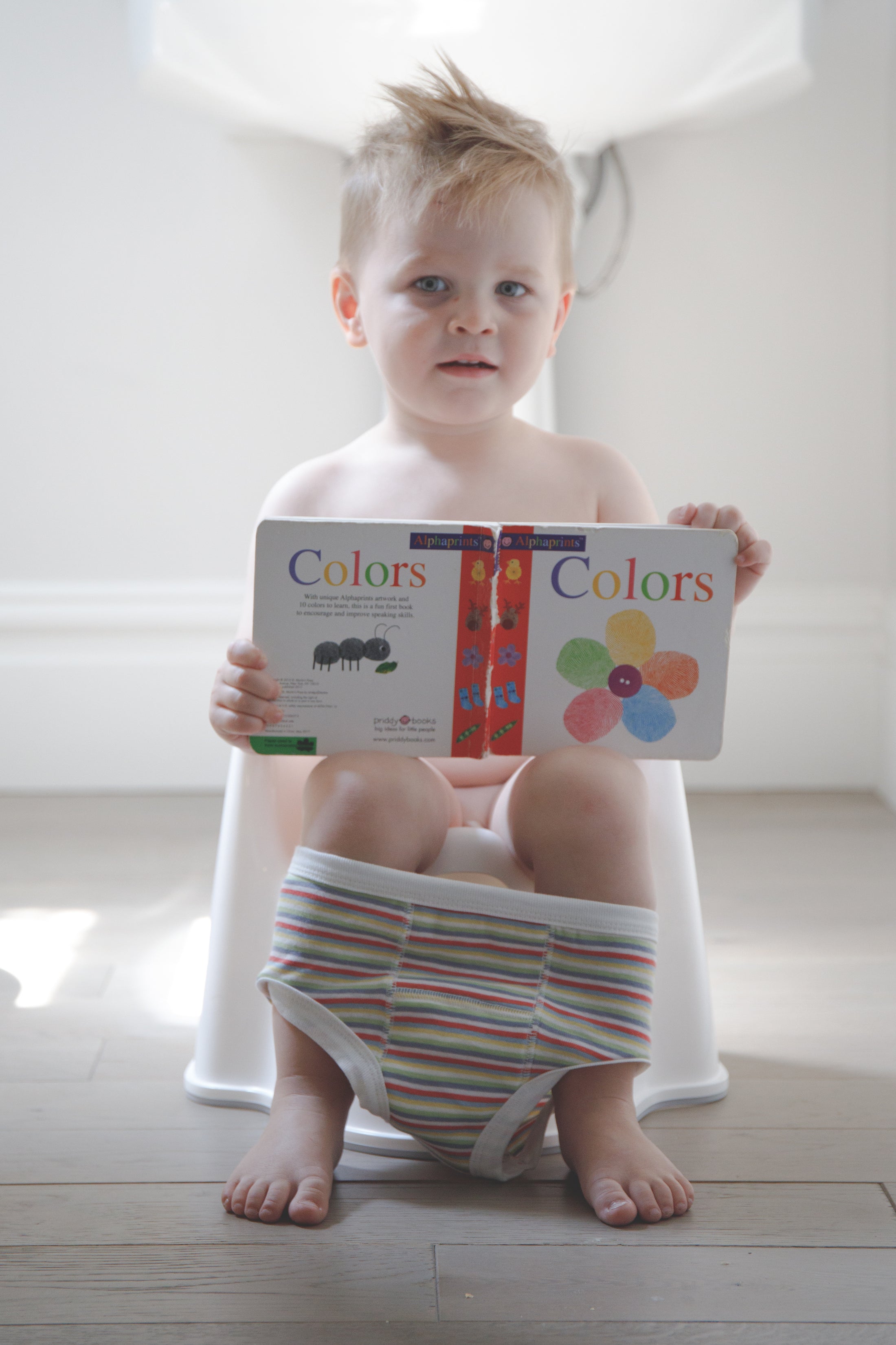 Potty Training Pants - Organic White