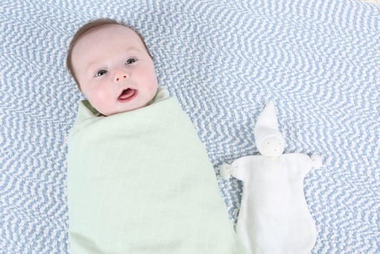 Muslin Sleeping Lovey - Organic White