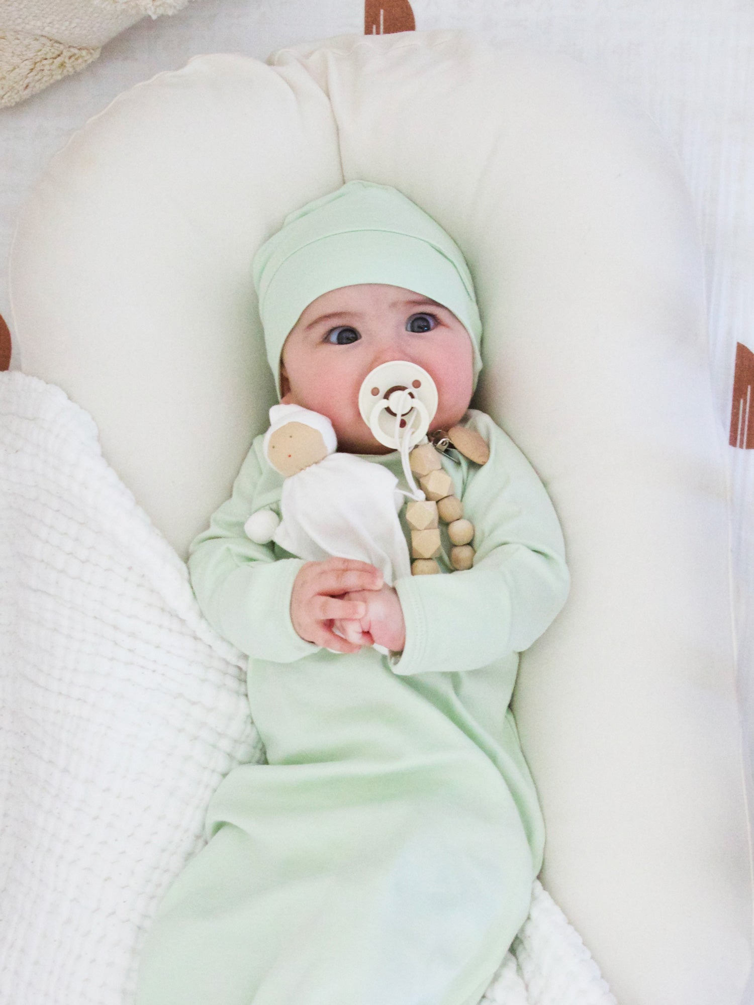 Baby Buddy Lovey - White