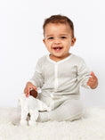 Load image into Gallery viewer, Baby Buddy Lovey - Brown Skin Organic White
