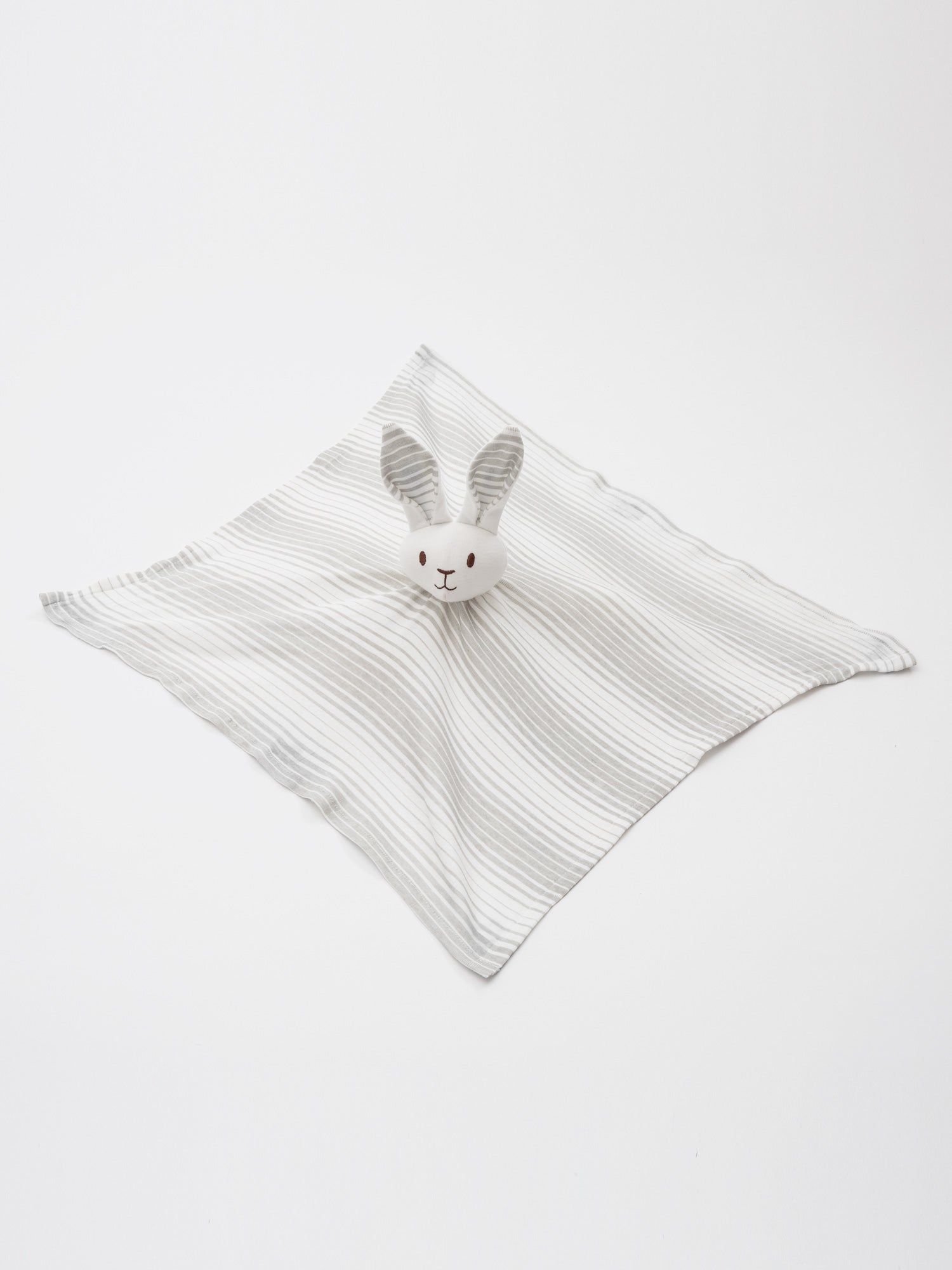 Lovey Bunny Blanket Friend - Grey Ombre Stripe