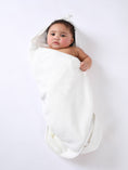 Load image into Gallery viewer, Deluxe Hooded Towel - Gray Stripe
