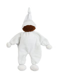 Load image into Gallery viewer, Baby Buddy Lovey - Brown Skin Blue Stripe
