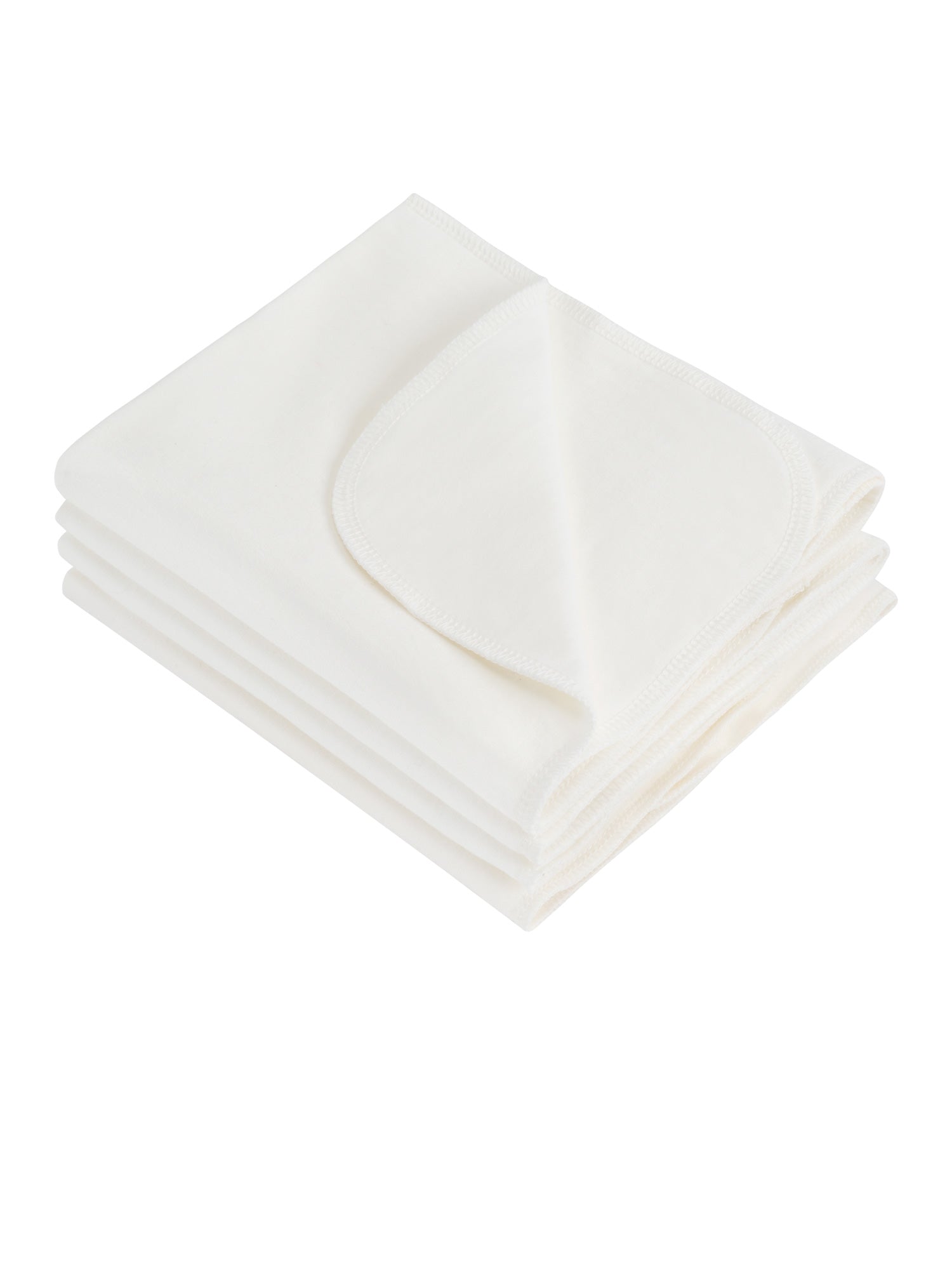 Burp Cloths - Organic White