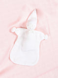 Load image into Gallery viewer, Muslin Sleeping Lovey - Organic White
